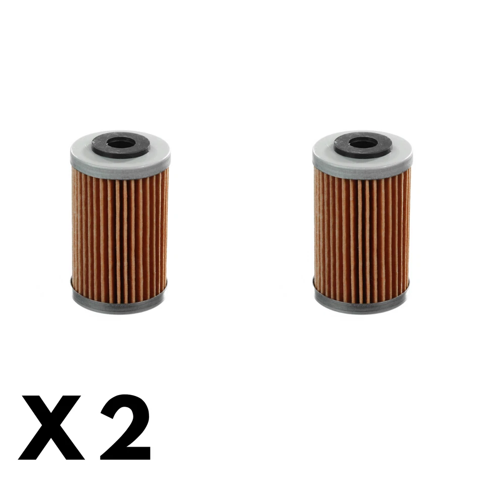 Paquete de 2 filtros de aceite blancos para Husqvarna FE501 2014-2016 Foto 1 de 1