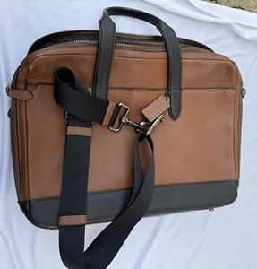 Coach Umhängetasche Laptop Messenger Leder Braun - Bild 1 von 11