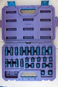 Matco SBPM256V 25pc 3/8" Drive Metric 6-Point Impact Socket Set w/ Case - Bild 1 von 3