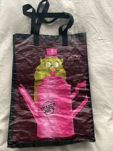 Trader Joes Markey Perky Uni Corny Reusable Shopping Bag Tote Medium 12"x15" - Picture 1 of 10