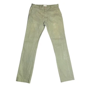 Taylor Stitch Democratic Foundation Pants Mens 36x34 Olive Chino Huckberry Green - Picture 1 of 10