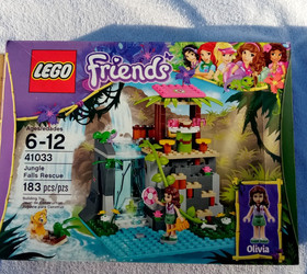 LEGO FRIENDS 41033: Jungle Falls Rescue (factory sealed in box, some shelf wear)