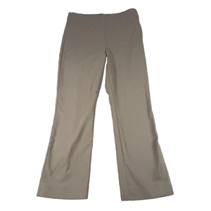 MM LaFleur Pants Womens 8 Brown Straight Leg Flare Stretch Cotton Blend Office - Picture 1 of 9