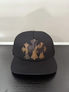 Sombrero de camionero parche camuflaje corazones cromados - Imagen 1 de 7