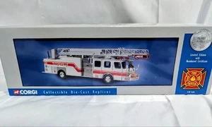 Corgi 1:50 TITUSVILLE, FL E-One Aerial Ladder Fire Truck 54904 - Picture 1 of 4