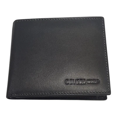 COVERI WORLD Portafoglio Slim Uomo Rfid Coveri Vera Pelle Portamonete Carte Credito Banconote