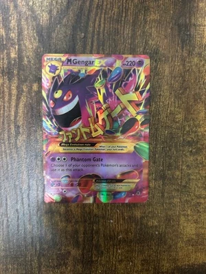 M Gengar EX (121 Secret Rare) 121/119 XY - Phantom Forces Holo - CHEAP HEAVY  - Image 1 of 4