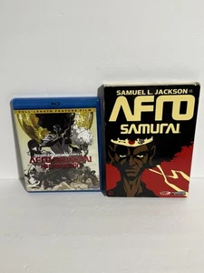 Afro Samurai Resurrection Directors Cut (Blu-Ray 2024) Animated Movie + DVD Lot - Foto 1 di 2