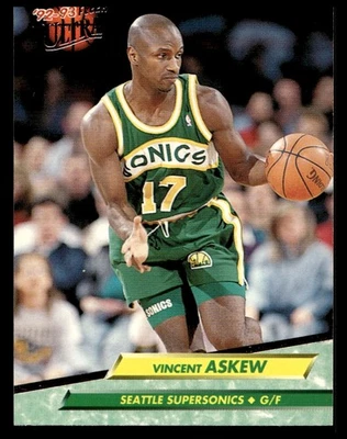 1992 Ultra Vincent Askew #360 Seattle SuperSonics - Image 1 of 2