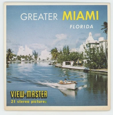 Greater Miami Florida 1960's View-Master Packet A-963 Exc. Cond. - Image 1 of 2