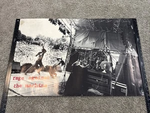 Vintage 1995 Rage Against The Machine Poster Wandbehang Rock Musik Band Merch - Bild 1 von 8
