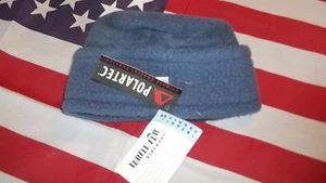 *toddler polartec fleece beanie Blue/Grey USA polartec - Picture 1 of 2