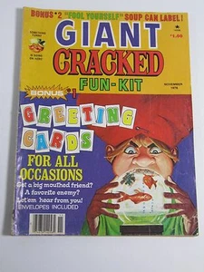 Giant Cracked Fun Kit Book- November 1978 Greeting Cards-Complete - Imagen 1 de 1