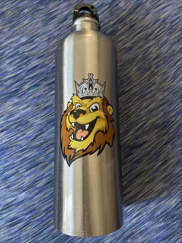 Bailey the Mascot LA Kings PROMO Water Bottle Cover
