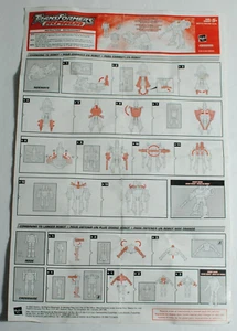 Transformers Armada Instructions Only Sideways with Crosswise and Rook #80717 - Picture 1 of 9