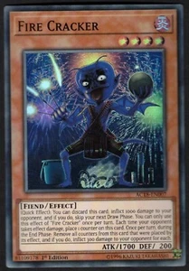 Yugioh Fire Cracker AC18-EN007 Super Rare 1st Ed - NM - Bild 1 von 2