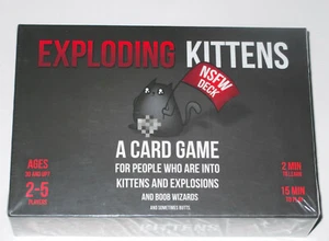 EXPLODING KITTENS A CARD GAME - NSFW DECK - NIB - Picture 1 of 5