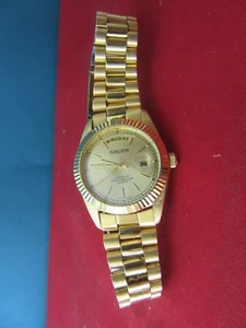 596.   GRUEN Men's Dress Watch #237-6M50 Water Resistant Japan 3ATM-100FT - Picture 1 of 6