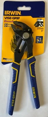 Irwin Vise-Grip GV8 Groovelock Water Pump Pliers with Protouch Grip 8" / 200mm - Image 1 of 4