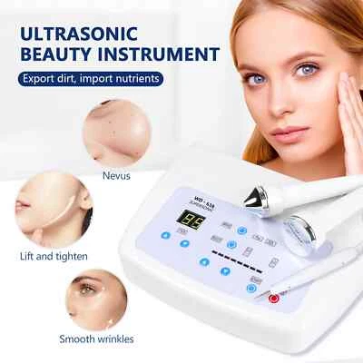 Máquina de belleza de ultrasonido caliente levantamiento facial masaje de ojos dispositivo de belleza cuidado de la piel Foto 1 de 4