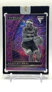 2020-21 Panini Flux NBA Bradley Beal #10 Purple Scope Prizm /38 FOTL Wizards