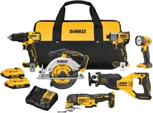 DeWalt DCK628D2 20V MAX Lithium-Ion Brushless Cordless 6-Tool Combo Kit - Picture 1 of 4