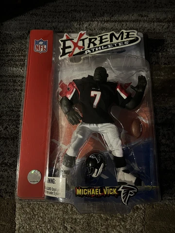 EXTREME ATHLETES MICHAEL VICK in White Shirt Mezco Action Figure Approx 9 1/2" Cover