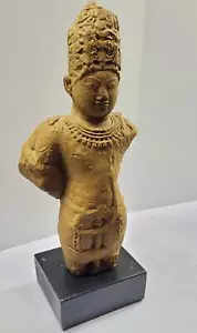 Estatua asiática de mediados de siglo escultura de piedra vintage - Imagen 1 de 10