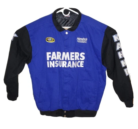 Farmers Insurance #5 Kasey Kahne NASCAR Racing Jacket Chase Authentics Large Cover