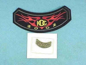 Harley-Davidson 2002 Patch & Pin - Picture 1 of 1