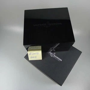 Ulysse Nardin Black Lacquered Wood Watch Box with Outer Box - Picture 1 of 3