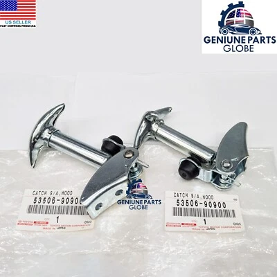 GENUINE TOYOTA 72-84 LAND CRUISER FJ40 FJ45 BJ40 BJ42 HOOD LATCH CATCH SET OF 2 - Image 1 of 3