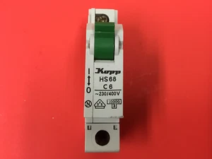 KOPP - HS68 - C 6 - Disyuntor 1 polo - Imagen 1 de 3