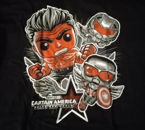Funko Pop! Captain America Brave New World T-Shirt Size Adult XL Red Hulk Marvel - Picture 1 of 5