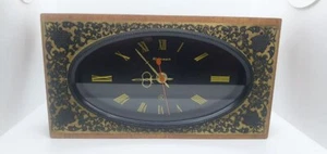 Vintage desk mantel shelf clock, electromechanical clock, Jantar, soviet USSR - Picture 1 of 10