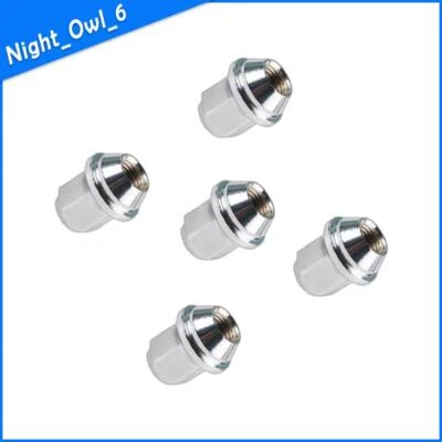 5Pcs Wheer Lug Nuts For Lincoln Continental Nautilus Ford GT Edge Mustang Fusion - Image 1 of 4