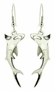 Ohrringe Haifisch Ohrhänger Haifisch Ohranhänger Hai earrings sharks - Bild 1 von 1