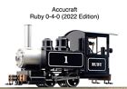 Accucraft CS202-BL Ruby #1 (2022 Edition), Black, Live Steam, RTR (Finished Model)