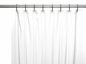 Hotel Collection Heavy Duty Vinyl Shower Curtain Liner - Assorted Colors & Sizes - Picture 1 of 37