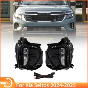 2pcs LED DRL Daytime Running Lights For Kia Seltos 2024-2025 Fog Driving Lamps - Picture 1 of 14
