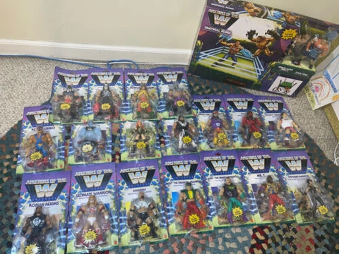 Mattel WWE Master Of Universe Grayskull Mania MOTU + Lot Of 18 Figures Mr. T Cover
