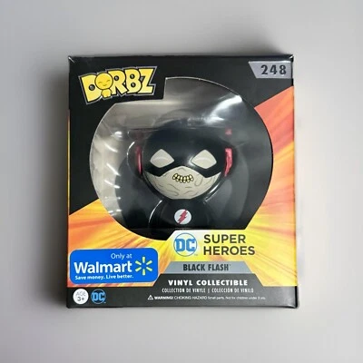 Figura de vinilo Funko Dorbz Black Flash #248 exclusiva de Walmart sellada nueva en caja Foto 1 de 4