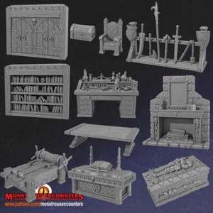 HeroQuest Inspired Furniture - Picture 1 of 23