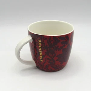 2017 STARBUCKS TAZZA CAFFÈ VACANZA NATALE ROSSO E VIOLA POINSETTIA LOGO ORO EC - Foto 1 di 16