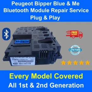 Peugeot Bipper Blue And Me Bluetooth Module Repair Service Plug & Play - Picture 1 of 1
