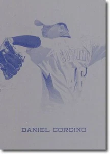 DANIEL CORCINO 2012 Rize Rookie Printing Press Plate RC 1/1 - Picture 1 of 1