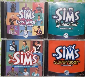 1999 The Sims PC game OG EXPANSION Pack CD Jewel Case Living Large EA Games - Picture 1 of 5