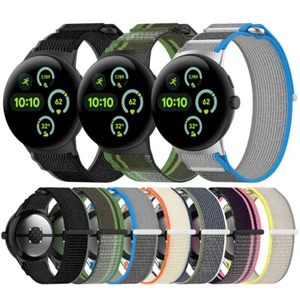 For Google Pixel Watch 3 41/45MM Replacement Strap Nylon Sports Watch Band - Picture 1 of 33