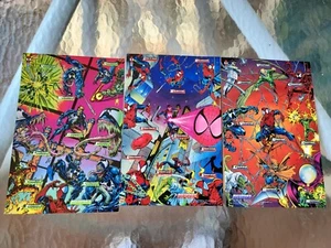 Set Stampa Marvel Master Edizione Limitata 1994 Flair Spider-Man - Foto 1 di 7