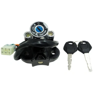 Universal Motorcycle Modified Ignition Key Lock Kit Switch For Kawasaki Yamaha - Picture 1 of 7